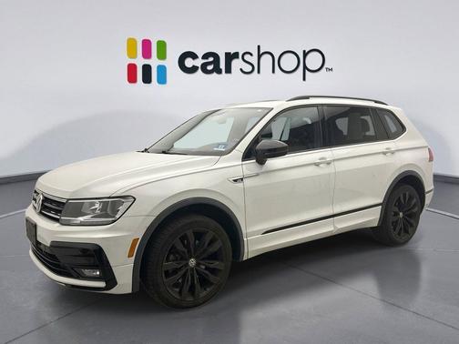 Pure White 2020 Volkswagen Tiguan 2.0T SE R-Line Black 4MOTION