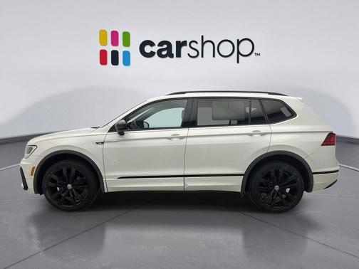 Pure White 2020 Volkswagen Tiguan 2.0T SE R-Line Black 4MOTION