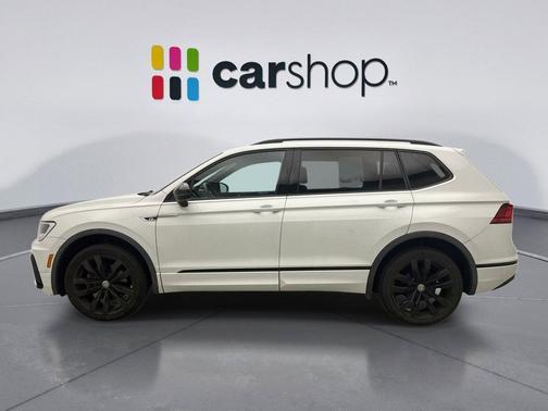 Pure White 2020 Volkswagen Tiguan 2.0T SE R-Line Black 4MOTION