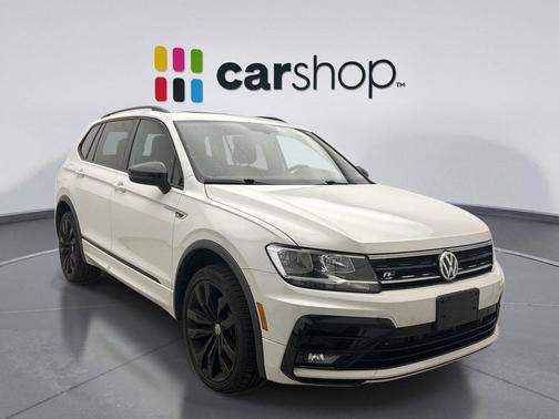 Pure White 2020 Volkswagen Tiguan 2.0T SE R-Line Black 4MOTION