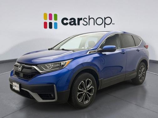Aegean Blue 2021 Honda CR-V AWD EX-L