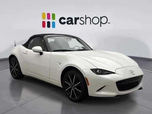 Snowflake White Pearl Mica 2024 Mazda MX-5 Miata Grand Touring
