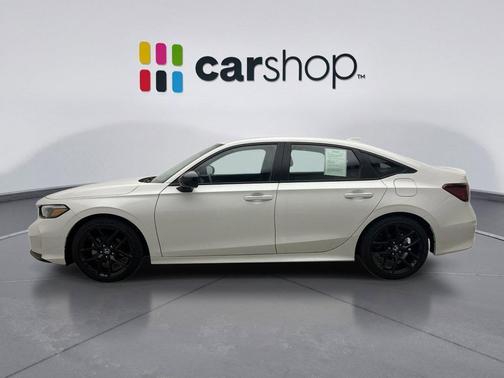 Platinum White 2025 Honda Civic Sport