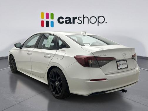 Platinum White 2025 Honda Civic Sport