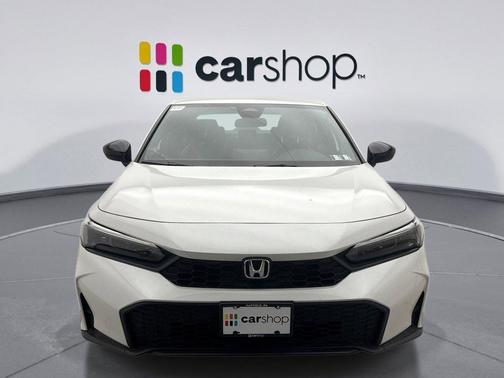 Platinum White 2025 Honda Civic Sport