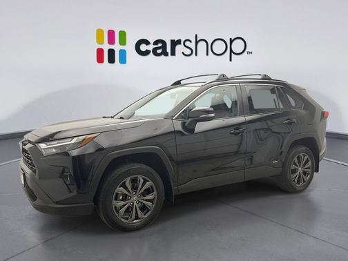Midnight Black Metallic 2023 Toyota RAV4 Hybrid XLE Premium