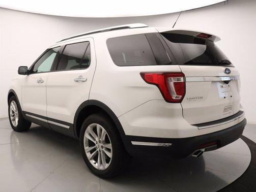 WHITE PLATINUM MET TRI-COAT 2018 Ford Explorer Limited
