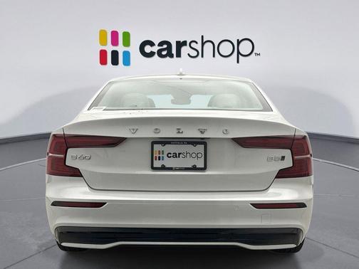Crystal White Metallic 2024 Volvo S60 B5 Plus Dark Theme