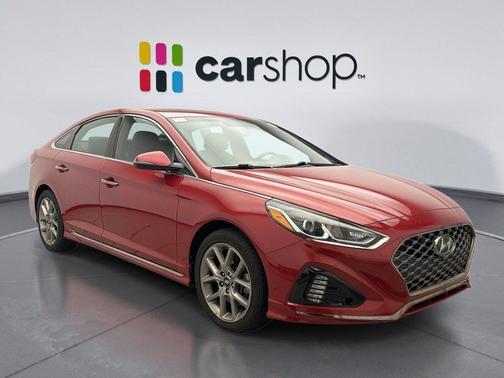 Scarlet Red 2018 Hyundai SONATA Sport 2.0T