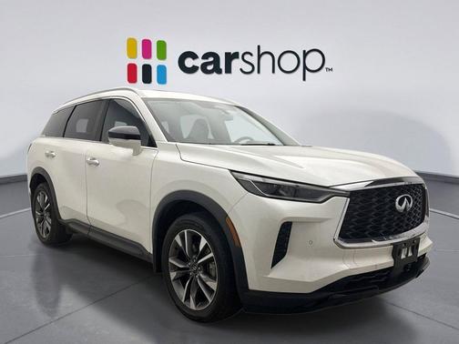 Majestic White 2023 INFINITI QX60 Luxe