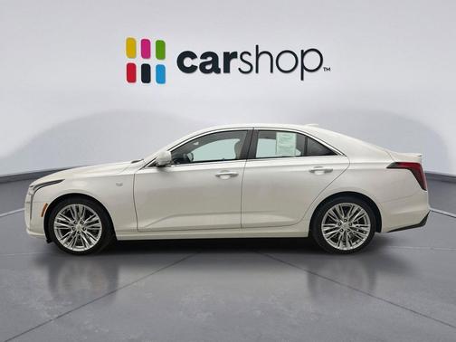 Crystal White Tricoat 2021 Cadillac CT4 Premium Luxury