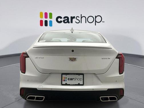 Crystal White Tricoat 2021 Cadillac CT4 Premium Luxury
