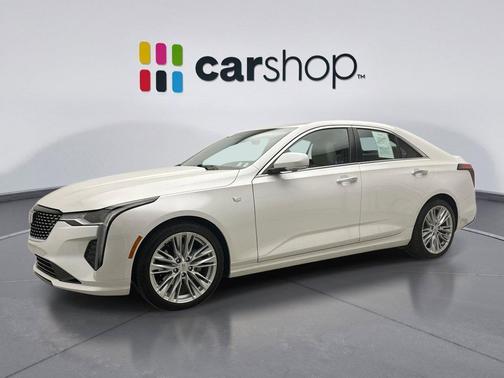 Crystal White Tricoat 2021 Cadillac CT4 Premium Luxury