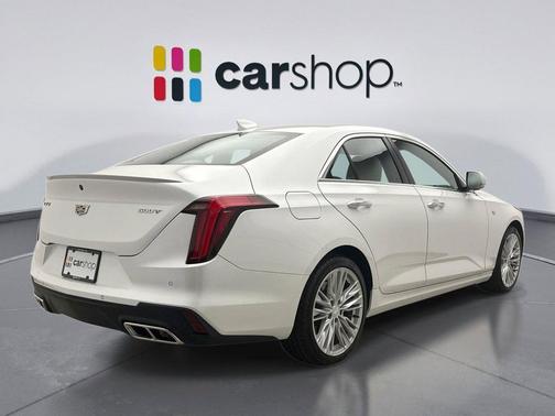 Crystal White Tricoat 2021 Cadillac CT4 Premium Luxury