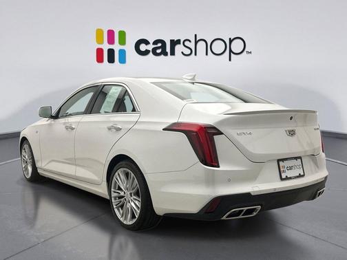 Crystal White Tricoat 2021 Cadillac CT4 Premium Luxury