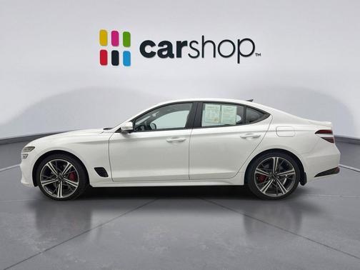 Alta White 2024 Genesis G70 3.3T AWD Sport Advanced