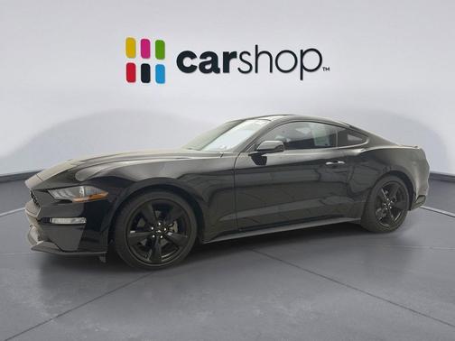 SHADOW BLACK 2022 Ford Mustang EcoBoost Premium