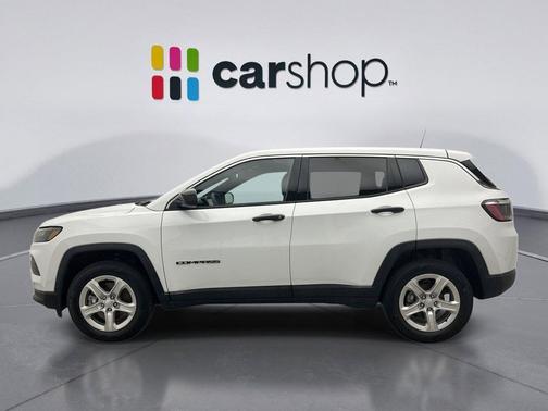 Bright White Clearcoat 2023 Jeep Compass Sport