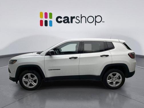 Bright White Clearcoat 2023 Jeep Compass Sport