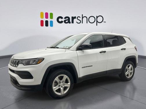 Bright White Clearcoat 2023 Jeep Compass Sport