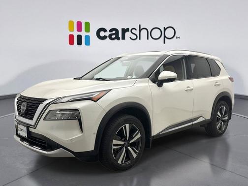 Pearl White Tricoat 2023 Nissan Rogue Platinum