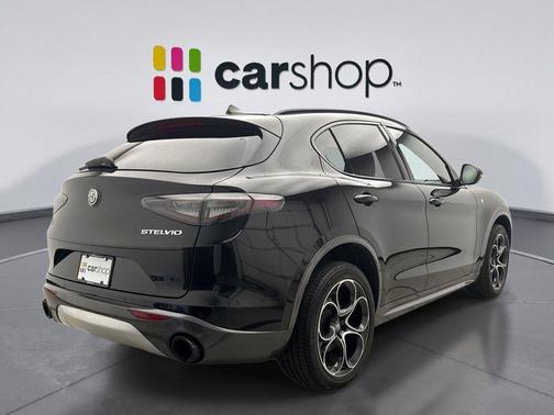 Vulcano Black Metallic 2024 Alfa Romeo Stelvio Ti