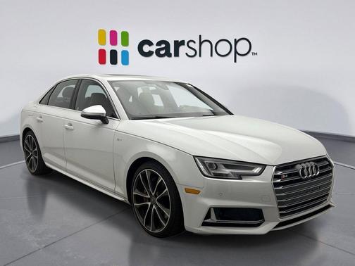 Glacier White 2018 Audi S4 3.0T Prestige