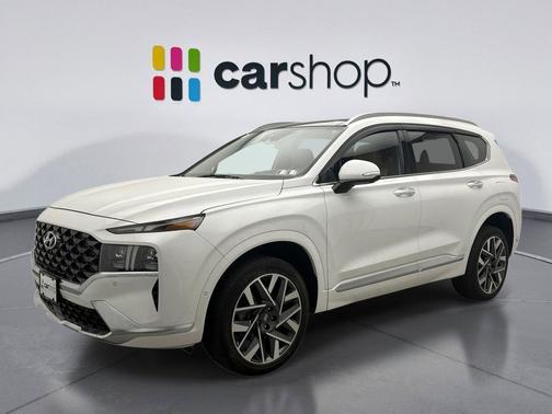 Serenity White Pearl 2023 Hyundai SANTA FE Calligraphy