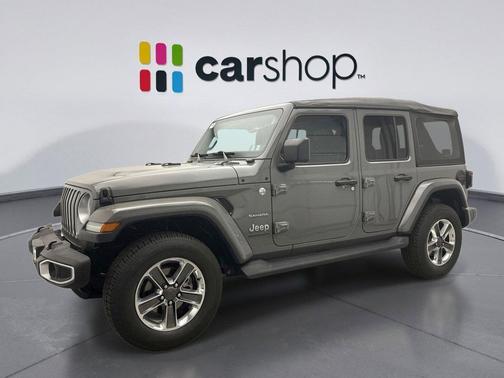 Sting-Gray Clearcoat 2023 Jeep Wrangler 4-Door Sahara 4x4