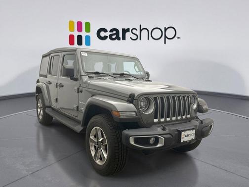 Sting-Gray Clearcoat 2023 Jeep Wrangler 4-Door Sahara 4x4