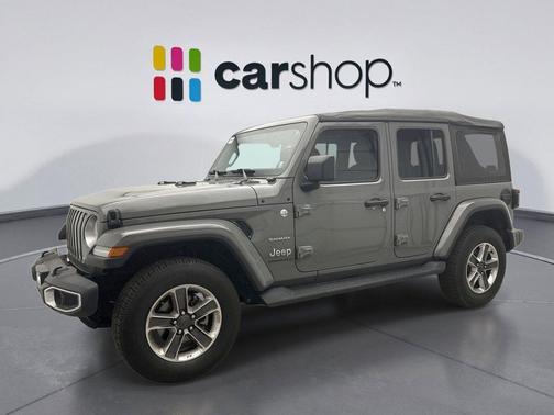 Sting-Gray Clearcoat 2023 Jeep Wrangler 4-Door Sahara 4x4
