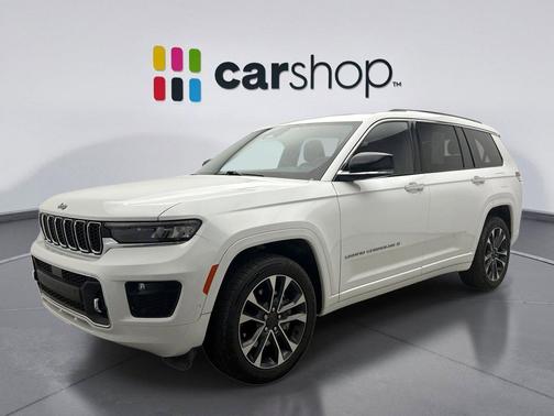 Bright White Clearcoat 2023 Jeep Grand Cherokee L Overland