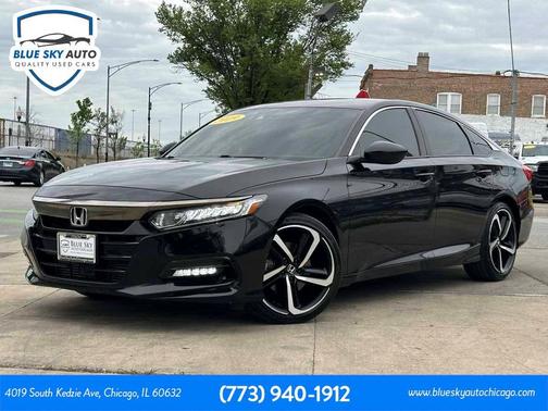 Crystal Black Pearl 2019 Honda Accord Sport