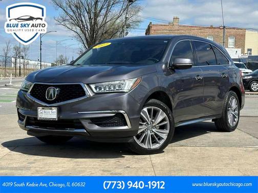 Modern Steel Metallic 2017 Acura MDX 3.5L w/Technology Package