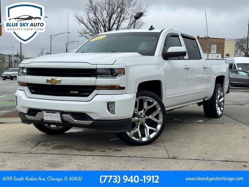 Summit White 2017 Chevrolet Silverado 1500 2LT