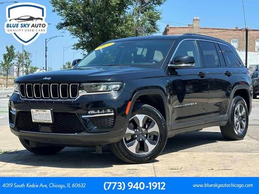 Diamond Black Crystal Pearlcoat 2022 Jeep Grand Cherokee 4xe Base