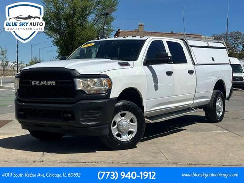 Bright White Clearcoat 2020 RAM 2500 Tradesman Crew Cab 4x4 8' Box