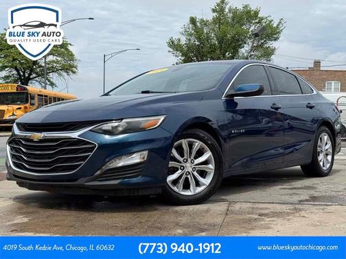 Pacific Blue Metallic 2019 Chevrolet Malibu LT