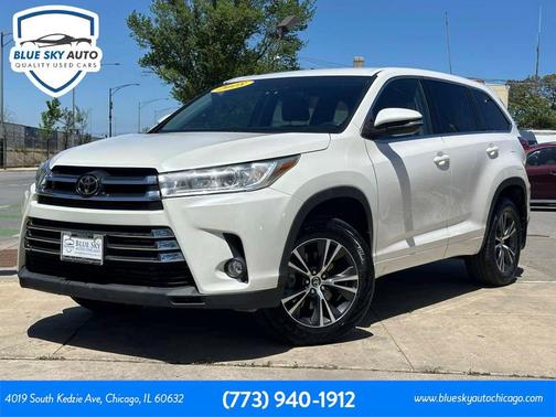 Blizzard Pearl 2018 Toyota Highlander LE Plus