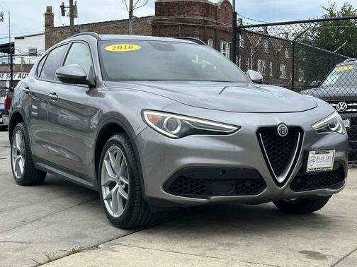 Stromboli Gray Metallic 2018 Alfa Romeo Stelvio Ti Sport
