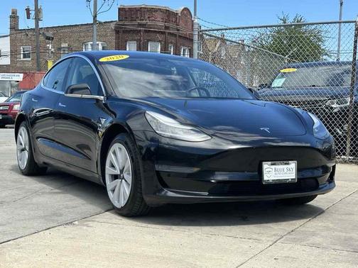 Solid Black 2020 Tesla Model 3 Standard Range Plus