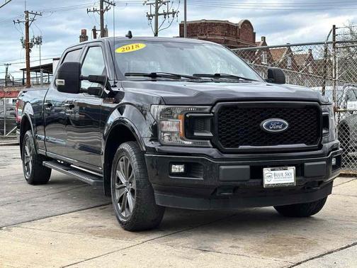 Shadow Black 2018 Ford F-150 XLT