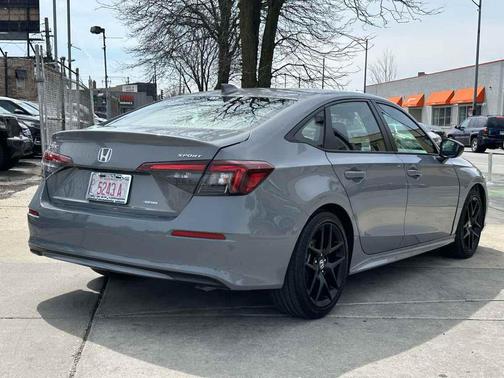 Urban Gray Pearl 2025 Honda Civic Hybrid Sport