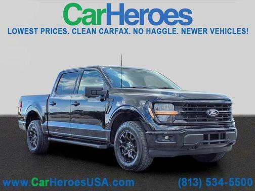 Black 2024 Ford F-150 XLT