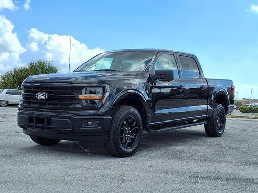 Black 2024 Ford F-150 XLT