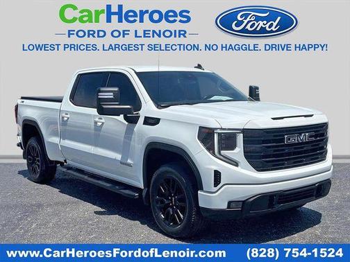 Summit White 2023 GMC Sierra 1500 Elevation