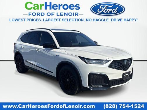 Platinum White Pearl 2025 Acura MDX A-Spec Advance