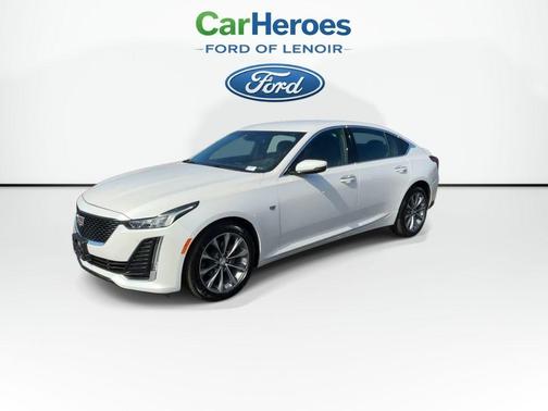 Crystal White Tri-Coat 2022 Cadillac CT5 Premium Luxury AWD