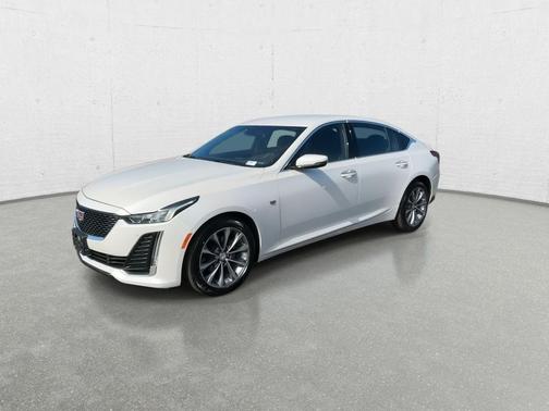 White 2022 Cadillac CT5 Premium Luxury AWD