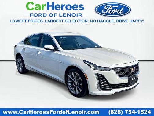Crystal White Tri-Coat 2022 Cadillac CT5 Premium Luxury AWD